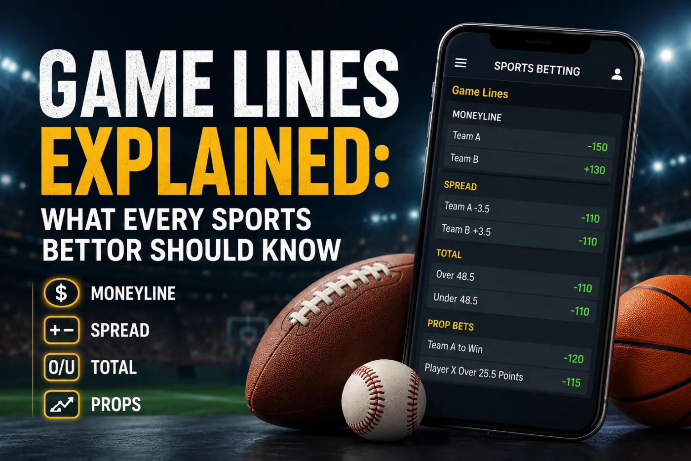 Game Lines Explained: What Every Sports Bettor Should Know