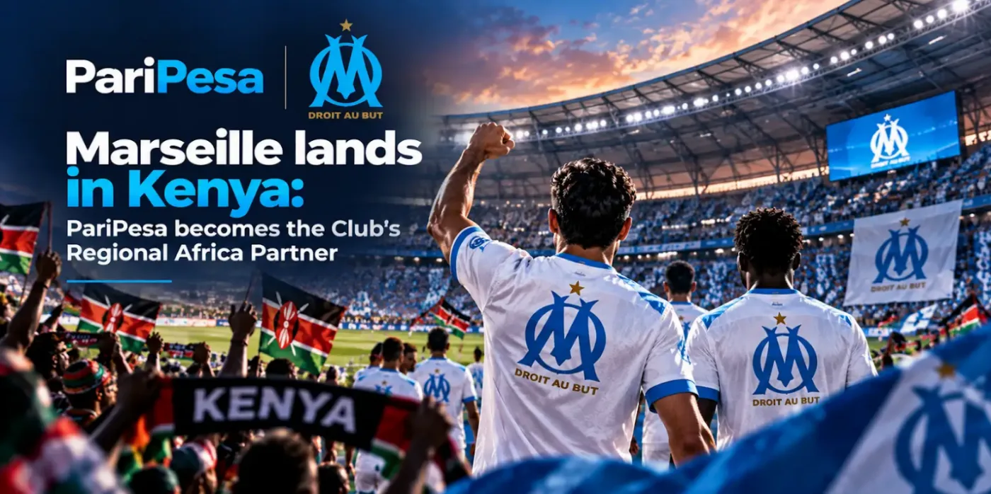 Marseille lands in Kenya: PariPesa becomes the Club's Regional Africa Partner
