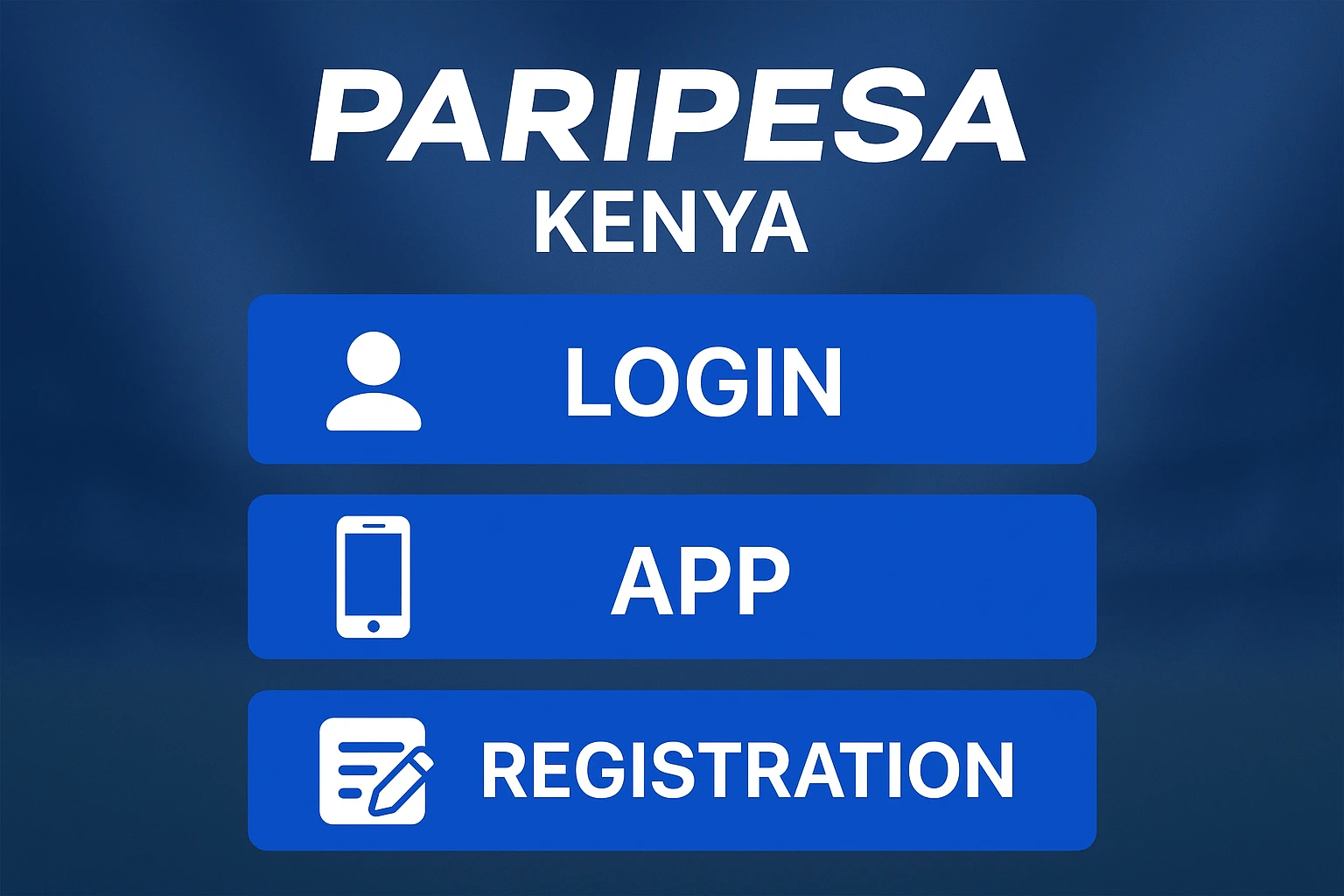 Paripesa Kenya Login